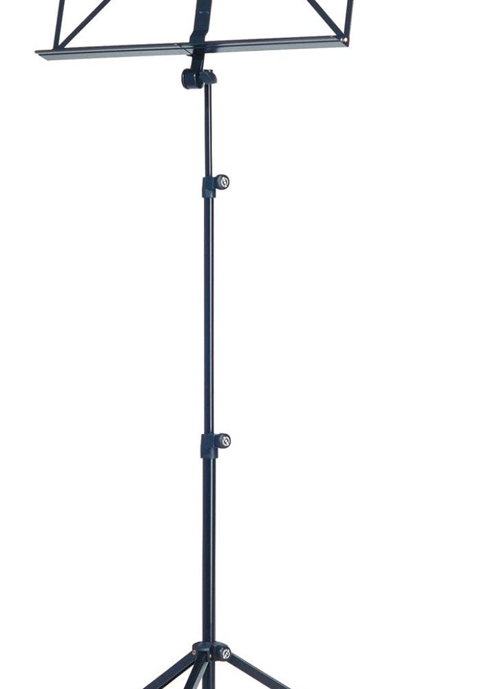 KM K&M Heavy Duty Folding Music Stand - Black - Image 1