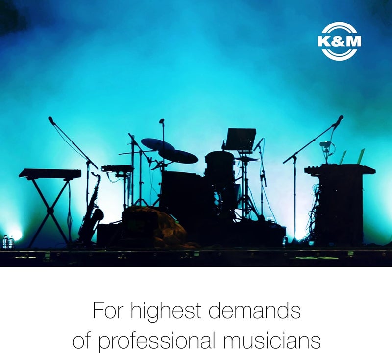 KM K&M Heavy Duty Folding Music Stand - Black - Image 5