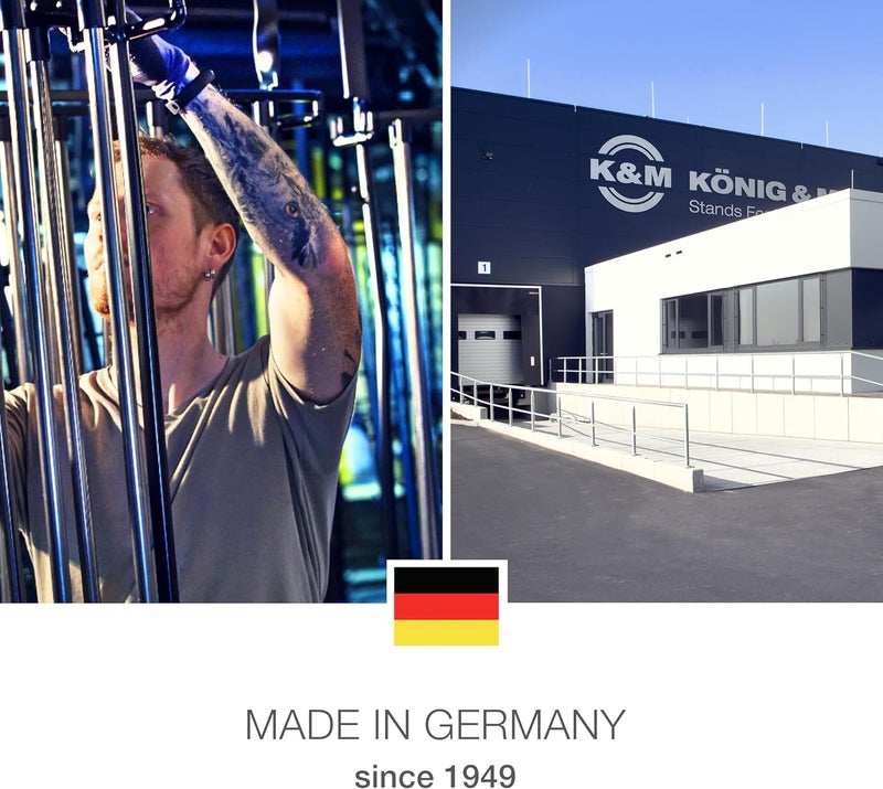 KM K&M Heavy Duty Folding Music Stand - Black - Image 3