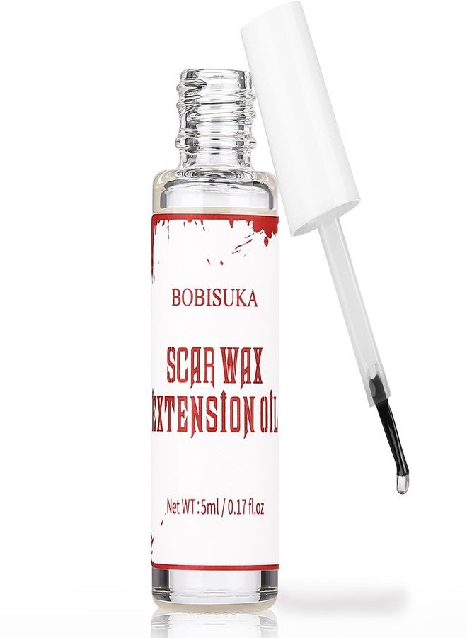 BOBISUKA Scar Wax Extension Oil for Professional SFX Makeup,Fake Wound Modeling Extension Oil,Smoothly Non-Sticky Halloween Special Effects Makeup Extension Oil - 0.17OZ - Image 1