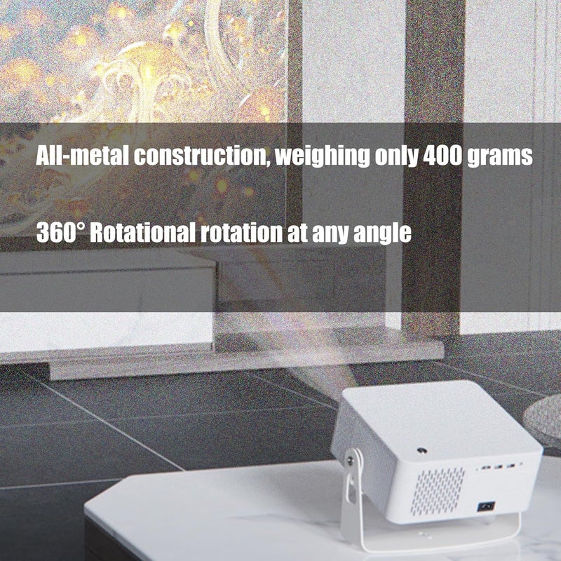 Rotating Projector Stand Heavy Duty Metal Construction 360 Degree Wall Ceiling Desk Mount 5kg Adjustable Projector Bracket - Image 2