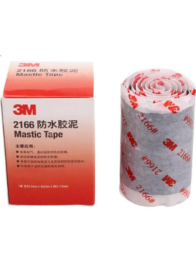 3M 3M Sealant Putty, Waterproof Putty, Hole Filler, Moisture-Proof And Low Temperature Resistant, For Bathroom Kitchen Air Conditioning Pipes, 2166#, 63.5Mm*0.6M*3.175Mm - Image 1