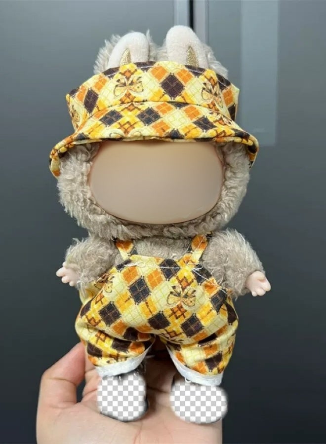 Toy Replaceable Clothing for Labubu Doll Clothing Set, Suitable for Hanging Plush Dolls up to 17cm, Interchangeable Clothing for 1st, 2nd and 3rd Generation Vinyl Collectible Dolls, Durable and Stylish Accessories for Creative DIY Play  - Image 1