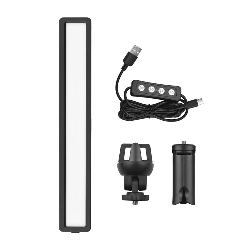 Computer Laptop Monitor Light Bar Video Conference Lighting Screen Lamp Fill-in Lamps USB Powered 3 Color Temperature Dimmable with Mini Tripod Screen Clamp for Video Conferences Remote - Image 3