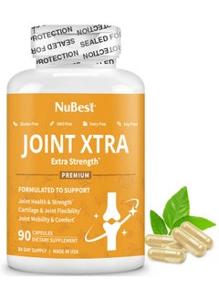NuBest Joint Xtra Advanced Support Supplement Joint Strength Formula With Glucosamine Chondroitin Turmeric Msm  Boswellia For Joint  Cartilage Health Flexibility Mobility  Comfort 90 Capsules  - Image 2