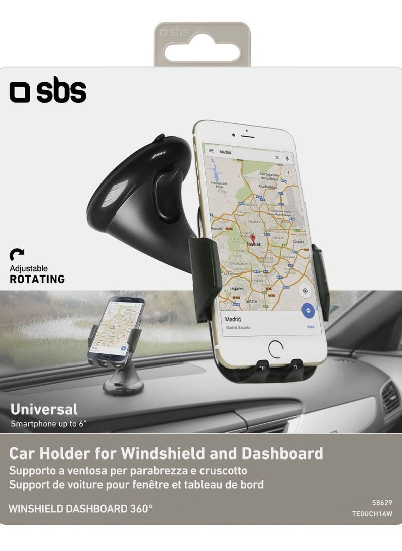 SBS - SBS Freeway Smartphone Car Holder for Windshield and Dashboard - Image 1