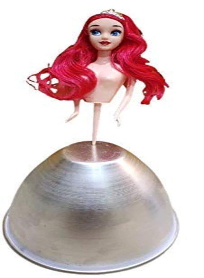 M4 CREATIONS Aluminium Cake Mould/Pan with 1 Pc Doll Topper