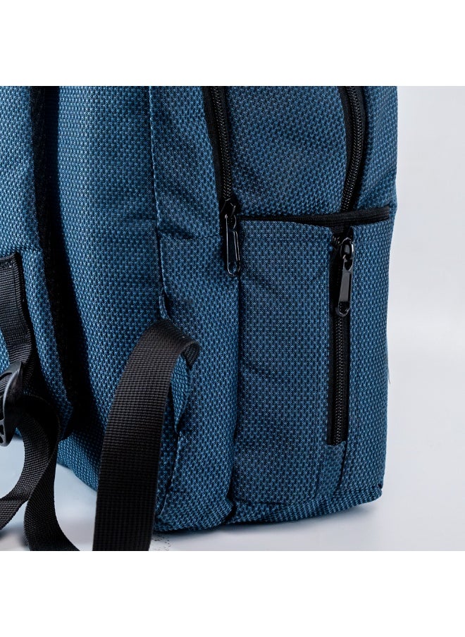 MiniLupo Backpack - Blue - (Second Edition: Two main pockets)