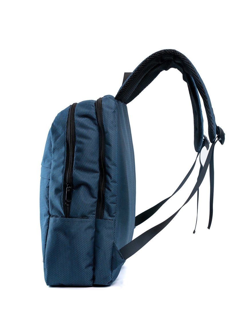 MiniLupo Backpack - Blue - (Second Edition: Two main pockets)
