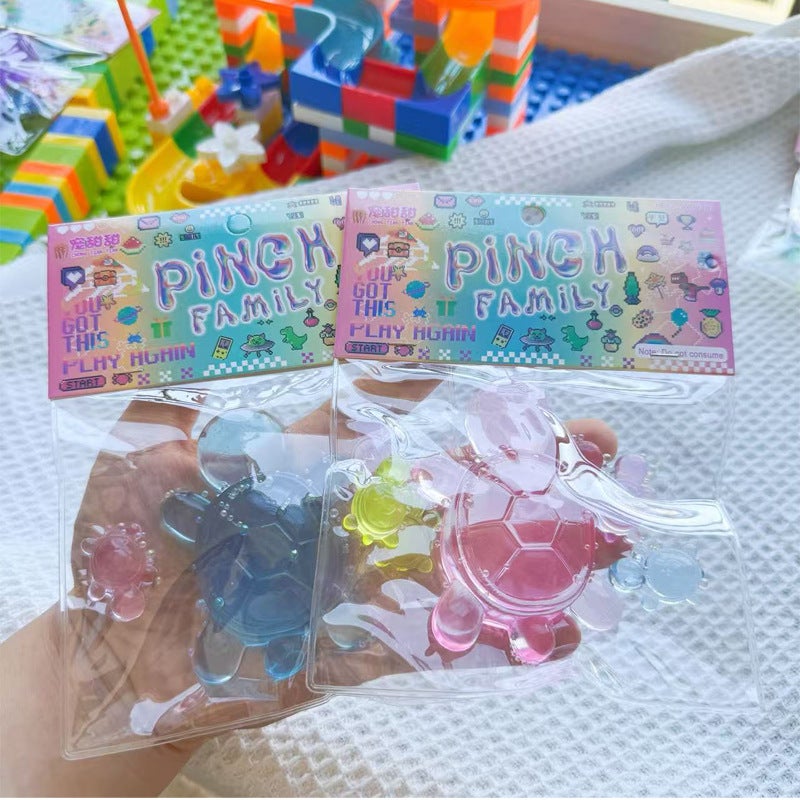 Creative Transparent Turtle Squishy Toy Stress Relief for Kids - Image 3