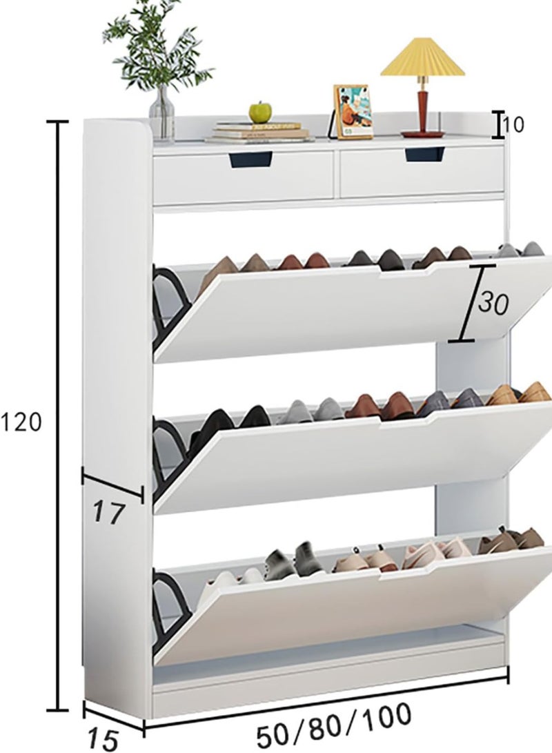 DubaiGallery Shoe Cabinet Shoes Rack Large Capacity Multi-layer shoe rack cabinet kabinet kasut Home Space Saving Shoe Shelf Storage almari kasut rak kasut tertutup murah almari kasut bertutup murah - Image 4