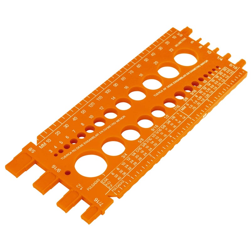 TRUPER REGLA-22 Bolt Size-it Gauge - Image 1