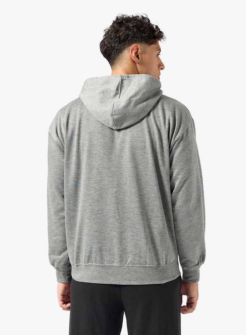 Seventy Five Basics Graphic Print Hoodie - Image 2