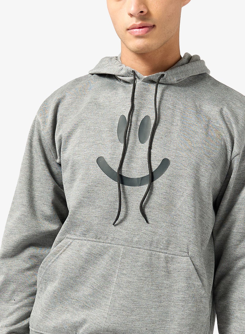 Seventy Five Basics Graphic Print Hoodie - Image 3