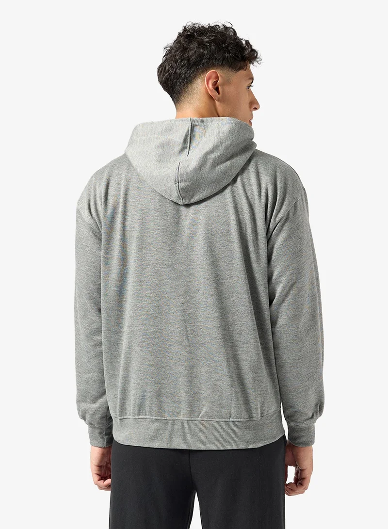 Seventy Five Basics Graphic Print Hoodie