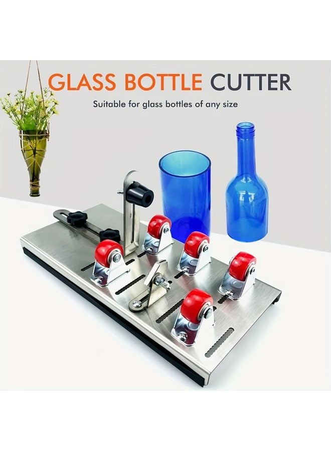 Upgraded Metal Glass Bottle Cutter Set for Wine Bottles Glass Cutting Kit - Image 2