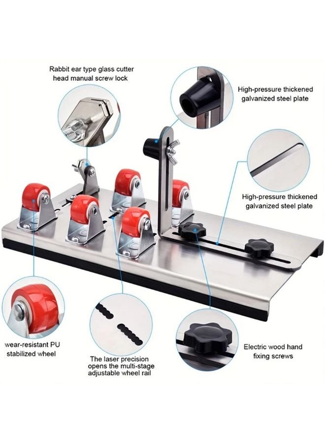 Upgraded Metal Glass Bottle Cutter Set for Wine Bottles Glass Cutting Kit - Image 5