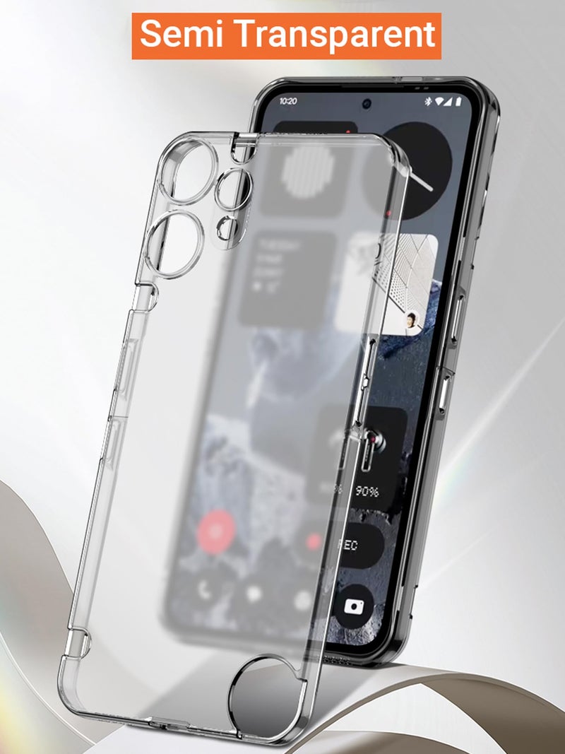 Kapa Frosted Double Dip Full 360 Protection Back Case Cover for CMF Phone 2 Pro (Frosted Clear) - Image 4