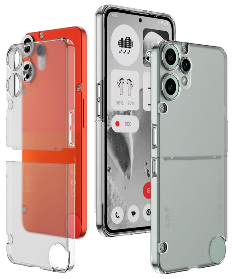 Kapa Frosted Double Dip Full 360 Protection Back Case Cover for CMF Phone 2 Pro (Frosted Clear) - Image 1