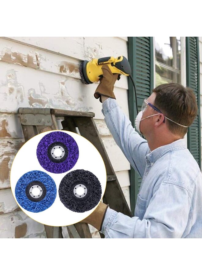 Strip Discs Stripping Wheel Fit Angle Grinder Clean Paint Coating Rust Welds Oxidation(100X16) - Image 5