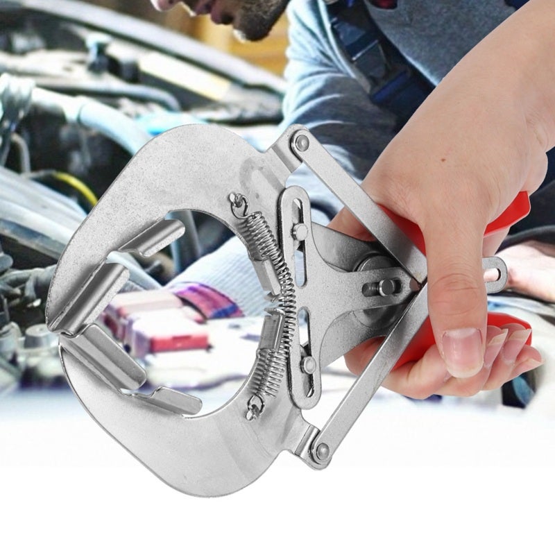 Piston Ring Compressor 3-Inch To 7-Inch Adjustable Piston Ring Installer Pliers - High Quality Steel Construction Piston Ring Expander for Auto Engine Repair - Image 5