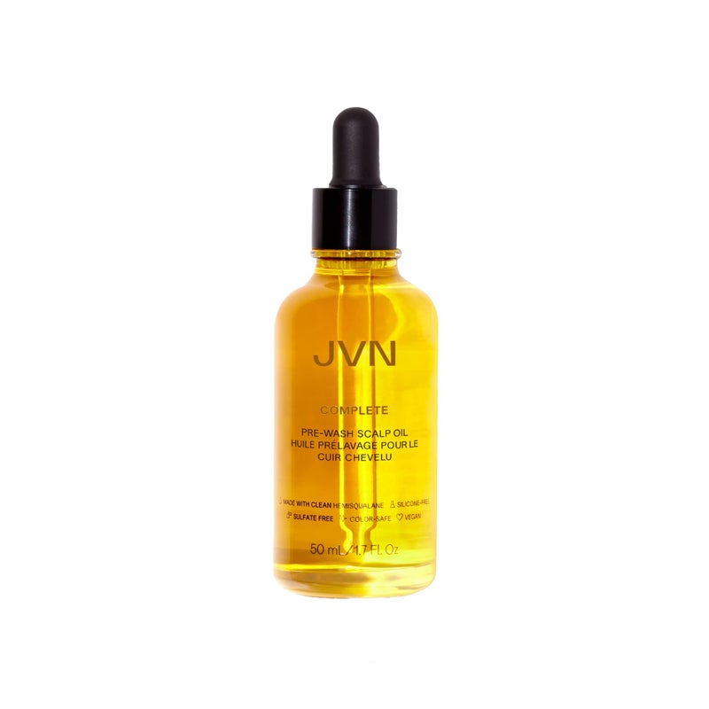 JVN Complete Pre-Wash Scalp Oil, 1.7 Fl Oz, Hair Treatment and Scalp Clarifying Oil Made with Rosemary Extract, Hair Care for Women and Men, Silicone Free - Image 1