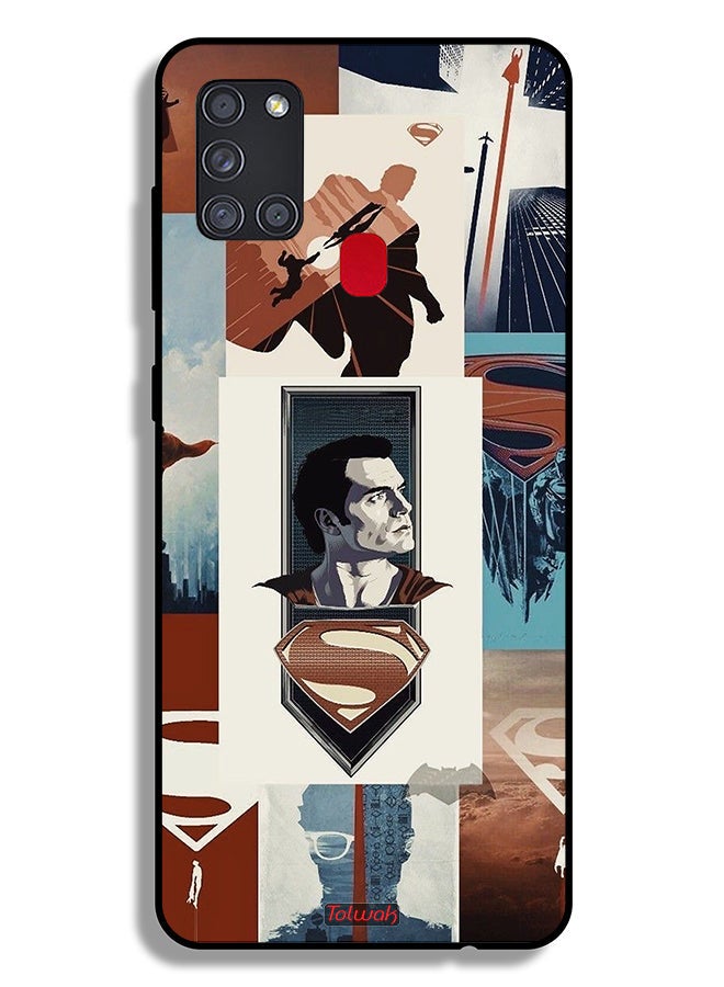 Tolwak Samsung Galaxy A21s Protective Case Cover Superman Art - Image 1