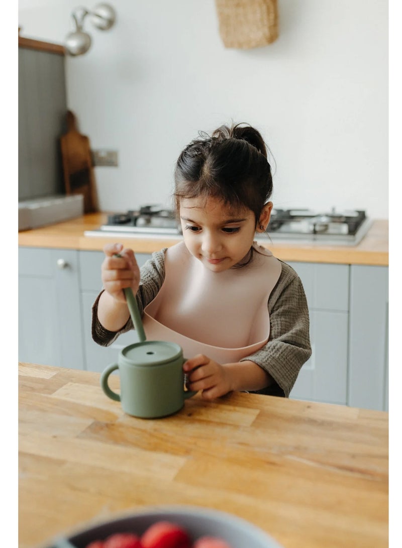 Pippeta Silicone Bib - Meadow Green - Image 2