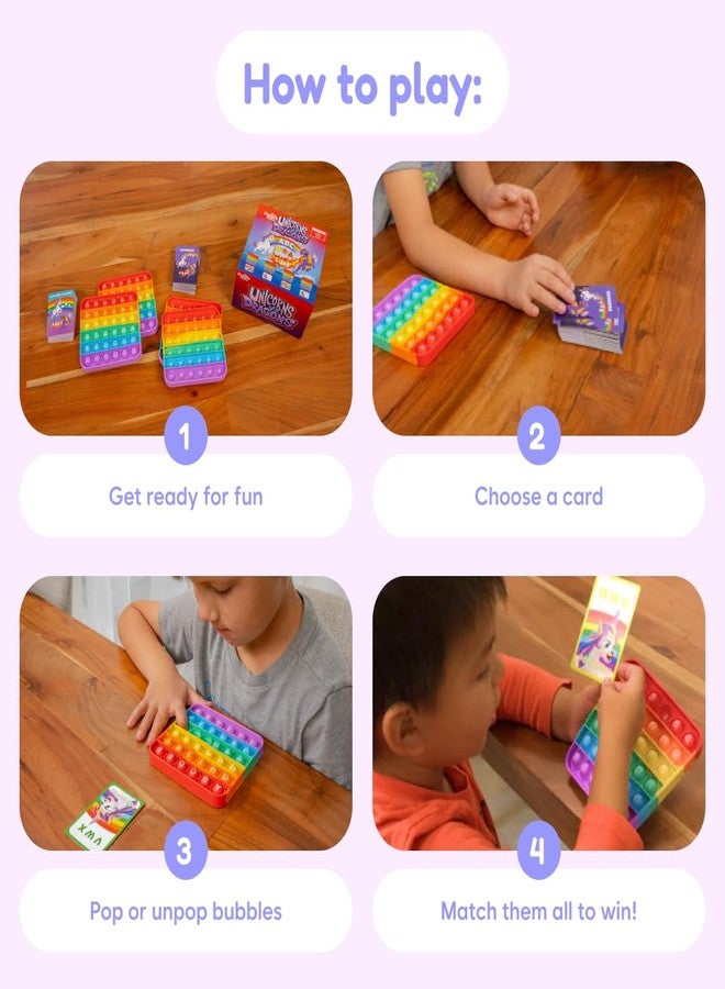 THE FIDGET GAME Unicorns vs Dragons, Fun Educational ABC Toys to Learn Alphabet, Numbers, Shapes & Colors, Interactive Learning Tools for Pre-K & Kindergarten - Image 4