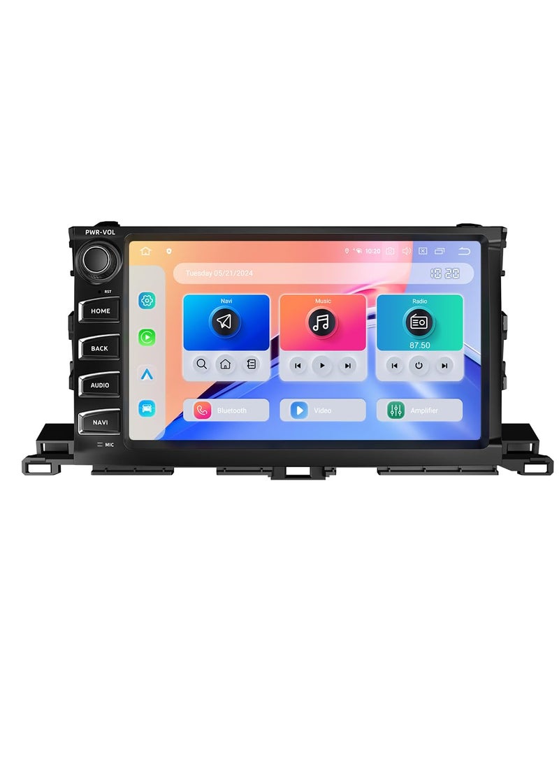 Dasaita 10.2" Car Stereo for Toyota Highlander 2015-2019, Android 13, Wireless CarPlay, Android Auto, 6GB RAM 64GB ROM, GPS Navigation, QLED Touchscreen (1280x720), FM/AM Radio, 5G WiFi/4G LTE - Image 1