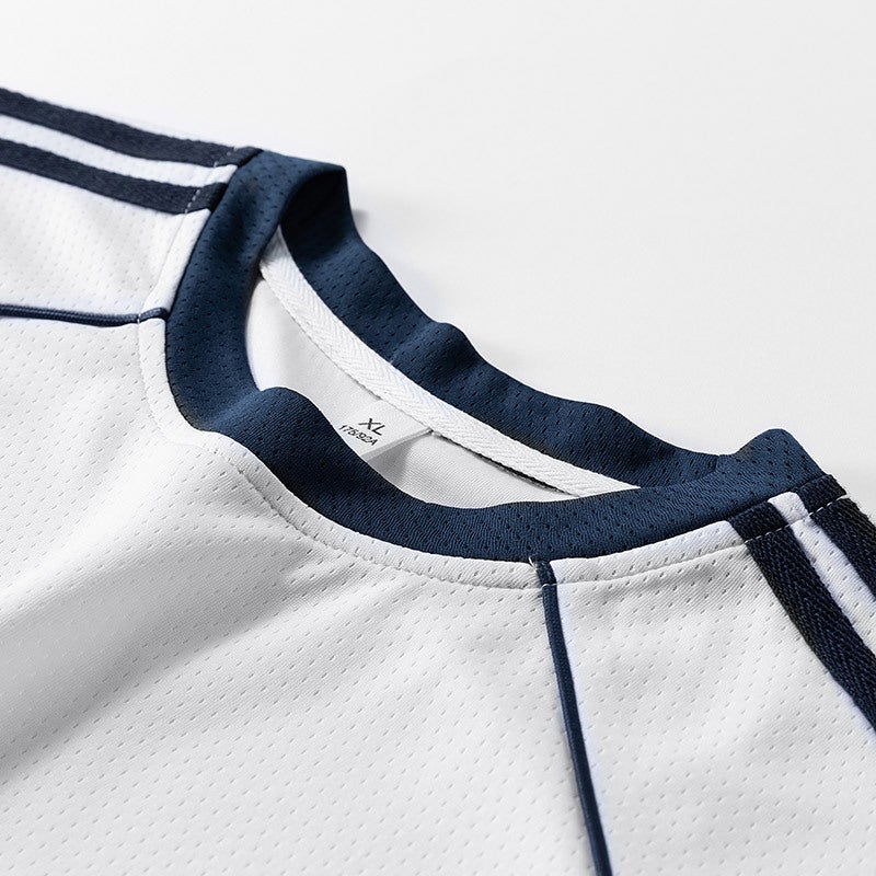American Short-Sleeved T-Shirt Men'S Summer Heavy Trendy Brand Men'S Half-Sleeved Ice Silk T-Shirt - Image 4