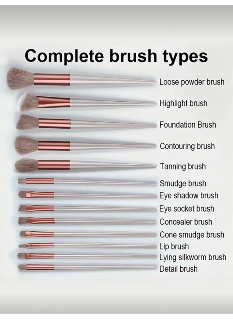 Shein 13piece professional soft makeup brush set - Image 5