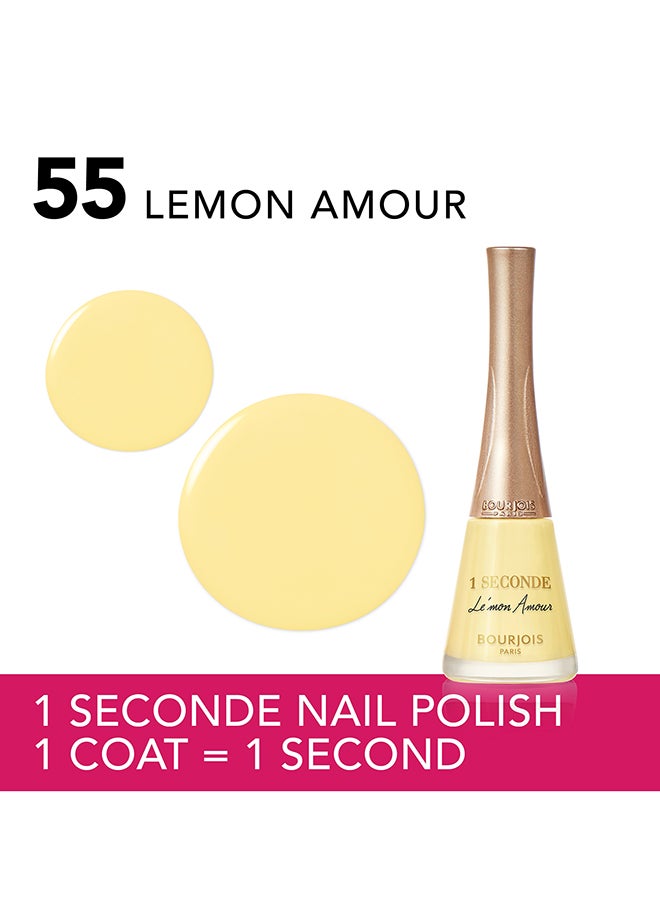 BOURJOIS PARIS - 1 Seconde Nail Polish  55  Le Mon'Amour​​​​ - Image 1