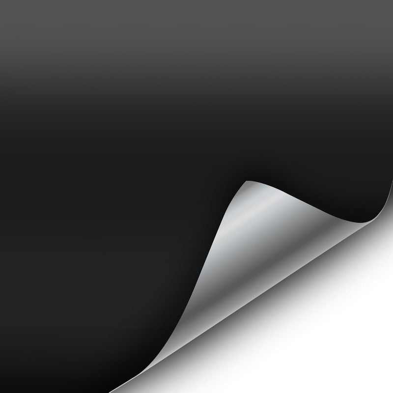 VViViD Matte Black Vinyl Wrap Adhesive Film Air Release Decal Sheet (1ft x 5ft) - Image 1