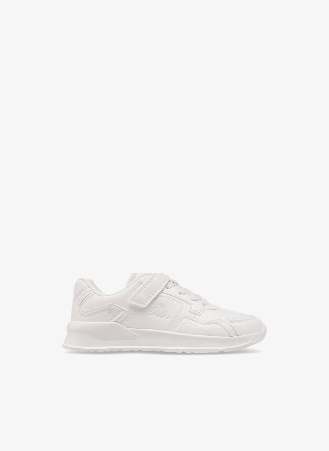Kappa Kids' Logo Detail School Shoes With Hook And Loop Closure - Image 1