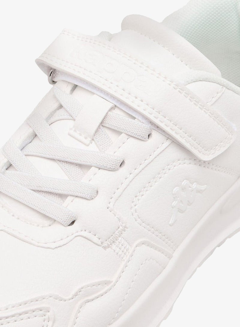 Kappa Kids' Logo Detail School Shoes With Hook And Loop Closure - Image 4