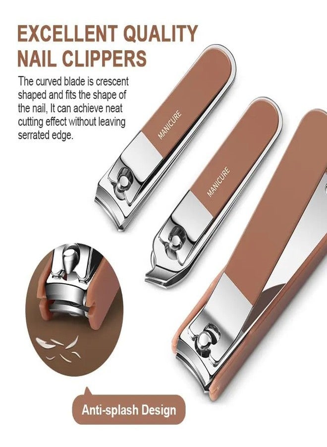 Buyntry 8 in 1 Stainless Steel Pedicure Care Grooming kit with Case,Travel Mini Manicure Set Nail Clipper Set, Professional Ultra Sharp Sturdy Fingernail and Toenail Clipper Cutters - Image 5