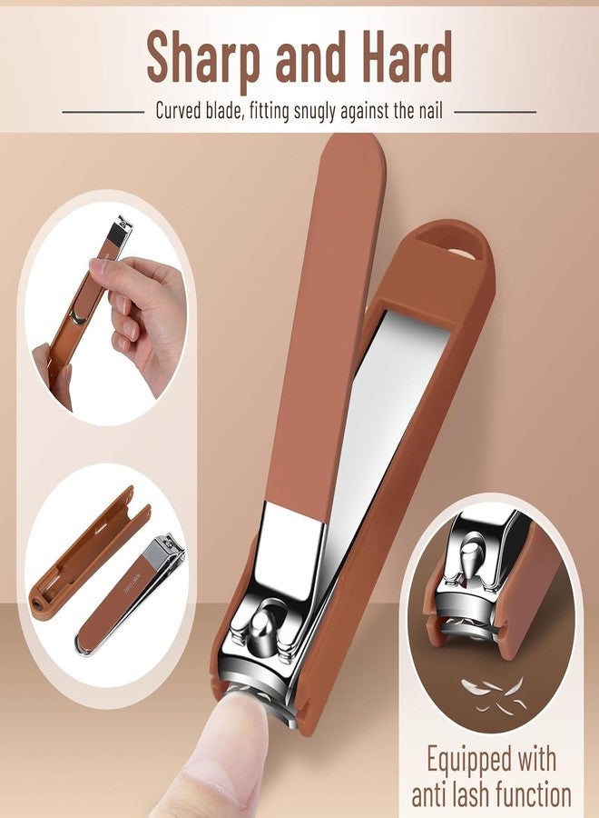 Buyntry 8 in 1 Stainless Steel Pedicure Care Grooming kit with Case,Travel Mini Manicure Set Nail Clipper Set, Professional Ultra Sharp Sturdy Fingernail and Toenail Clipper Cutters - Image 2
