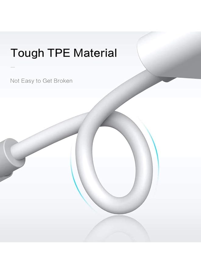إيروريكس محول سماعة رأس 2 في 1 لشاحن آيفون وموزع صوت Aux لجهاز آيباد وآيبود متوافق مع جميع أجهزة آي أو إس، عبوتان - Image 5
