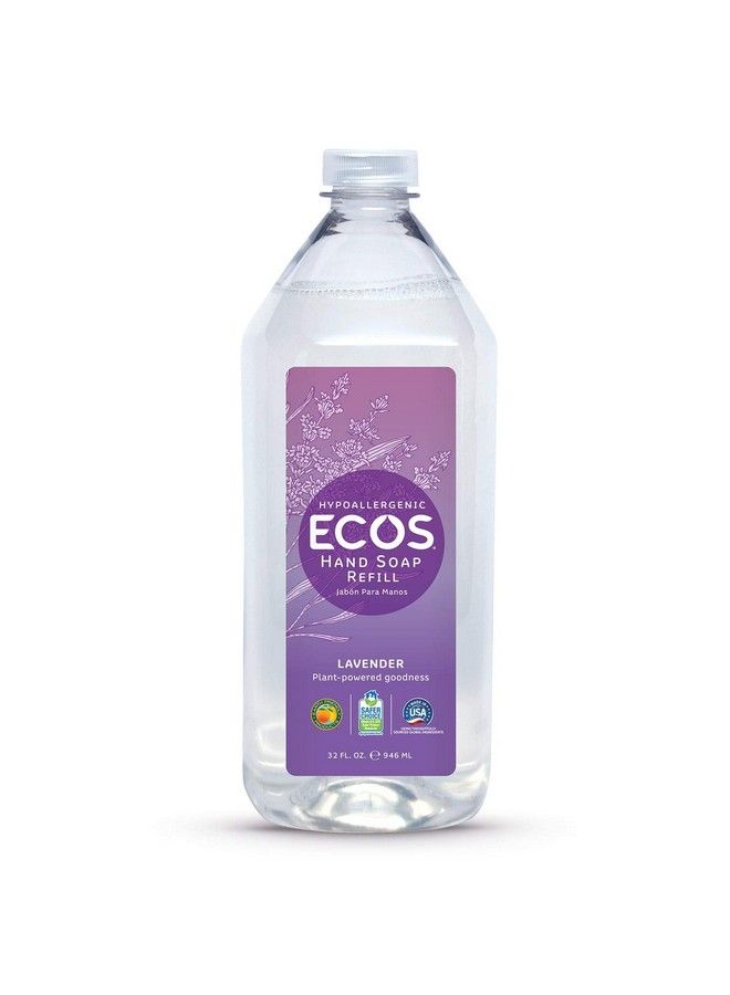 ECOS Hand Soap Hypoallergenic Lavender 32Oz Refill By Earth Friendly Products - Image 1