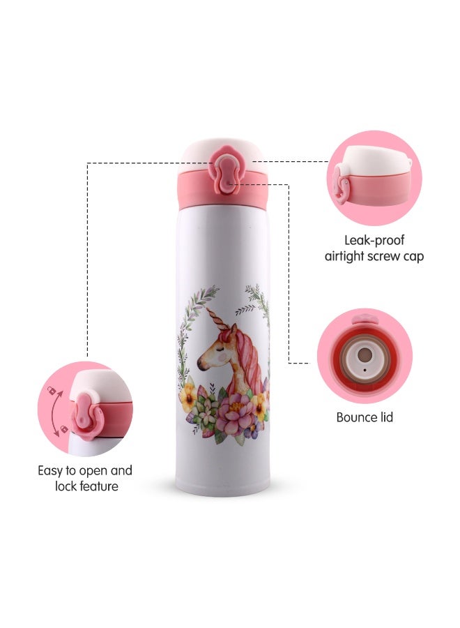 برين جيجلز قهقهات الدماغ زجاجة معزولة من الفولاذ المقاوم للصدأ بحجم 500 مل من يونيكورن - Image 3