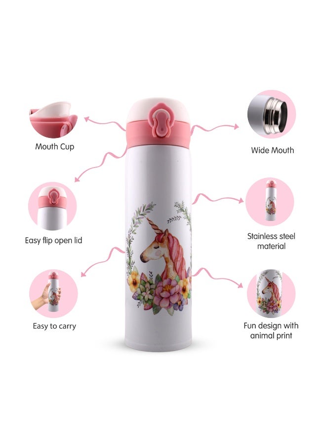 برين جيجلز قهقهات الدماغ زجاجة معزولة من الفولاذ المقاوم للصدأ بحجم 500 مل من يونيكورن - Image 2