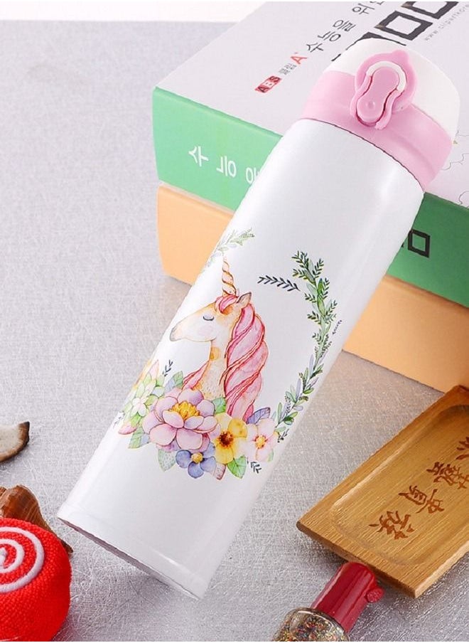 Brain Giggles Brain Giggles Stainless Steel Insulated Flask 500 ml - Unicorn  - Image 3