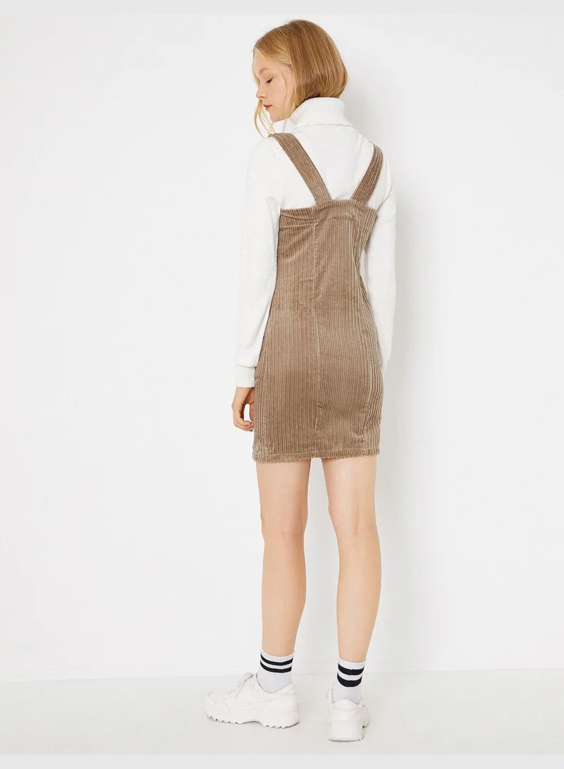 KOTON Button Detailed Dress