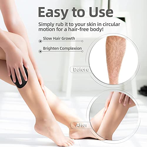 JB Export Crystal Hair Remover for Women and Men - Upgraded Nano-crystalline Dots Technology - Painless, Reusable Hair Eraser Stone - Image 3