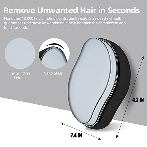 JB Export Crystal Hair Remover for Women and Men - Upgraded Nano-crystalline Dots Technology - Painless, Reusable Hair Eraser Stone - Image 4