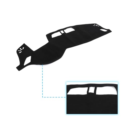 LLKUANG Dash Cover Mat Dashboard Mat Compatible with Mitsubishi Outlander 2023 2024 2025,Polyester Car Dashboard Cover Sun Shade Pad,Anti-Slip Dash Board Pad Accessories - Image 4