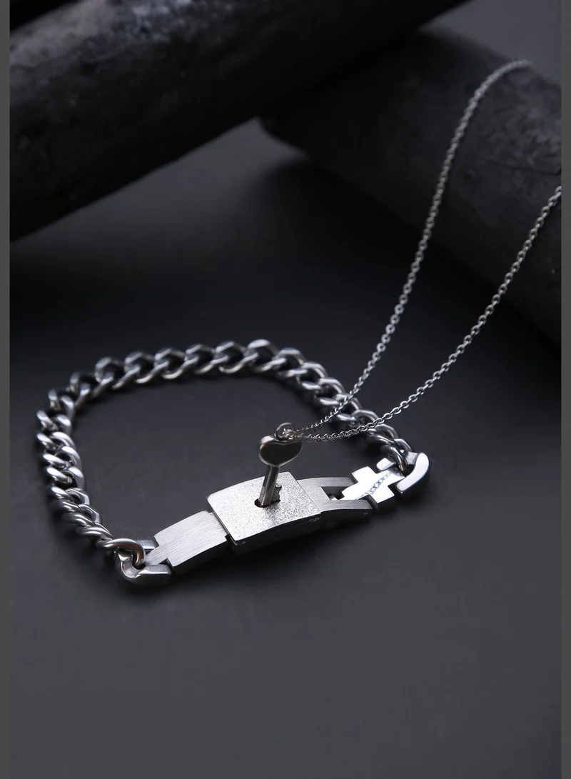 SOHI Designer Chain and Bracelet Set