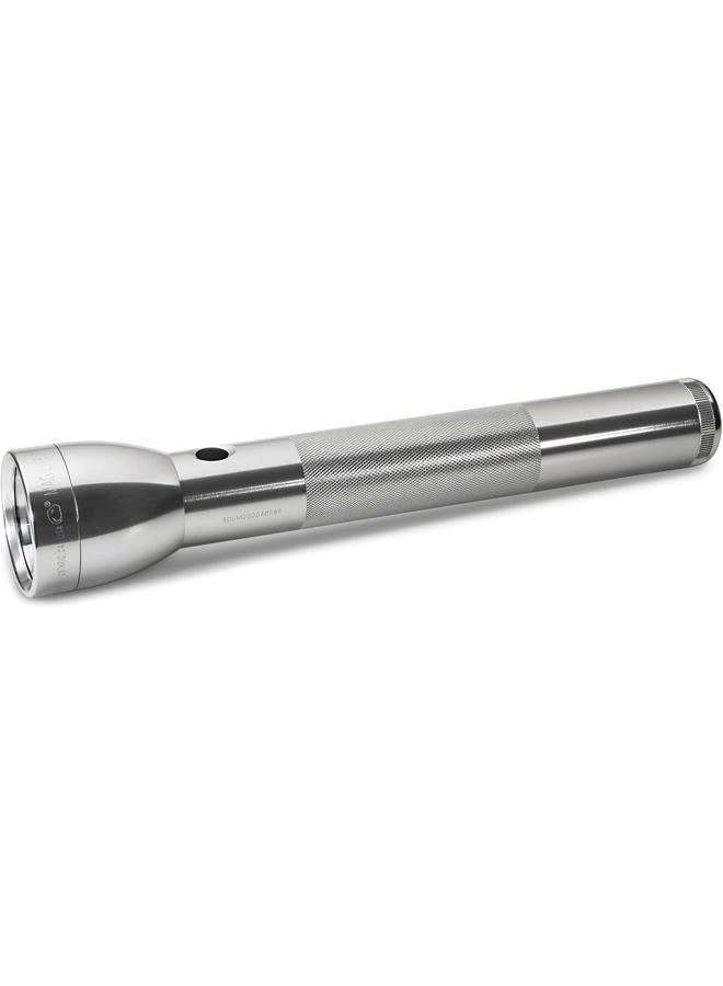 MAGLITE ماجلايت ML300L LED 3 خلايا D صندوق عرض, فضي - Image 1