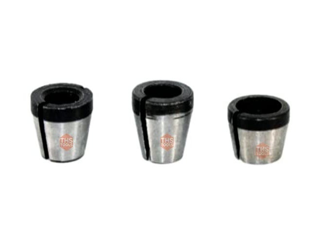 THS Carbon Steel 1/4 Collet Trimmer Cone (6 mm and 6.35 mm and 8mm) - Pack of 3 Pieces - Image 1